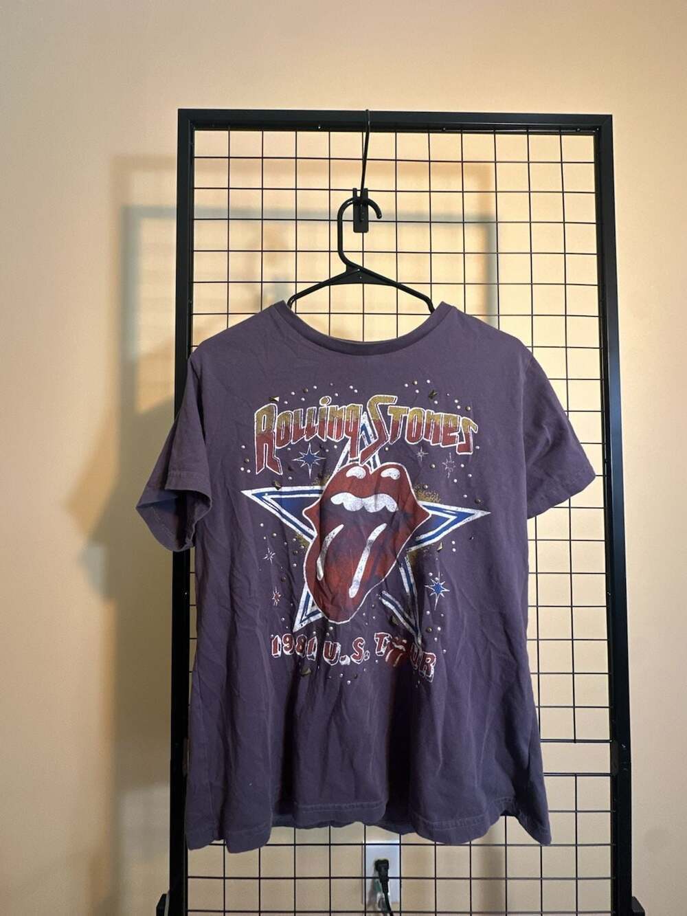 Lucky Brand Rolling Stones 1981 U.S. Tour Graphic T-Shirt with Stud Accents